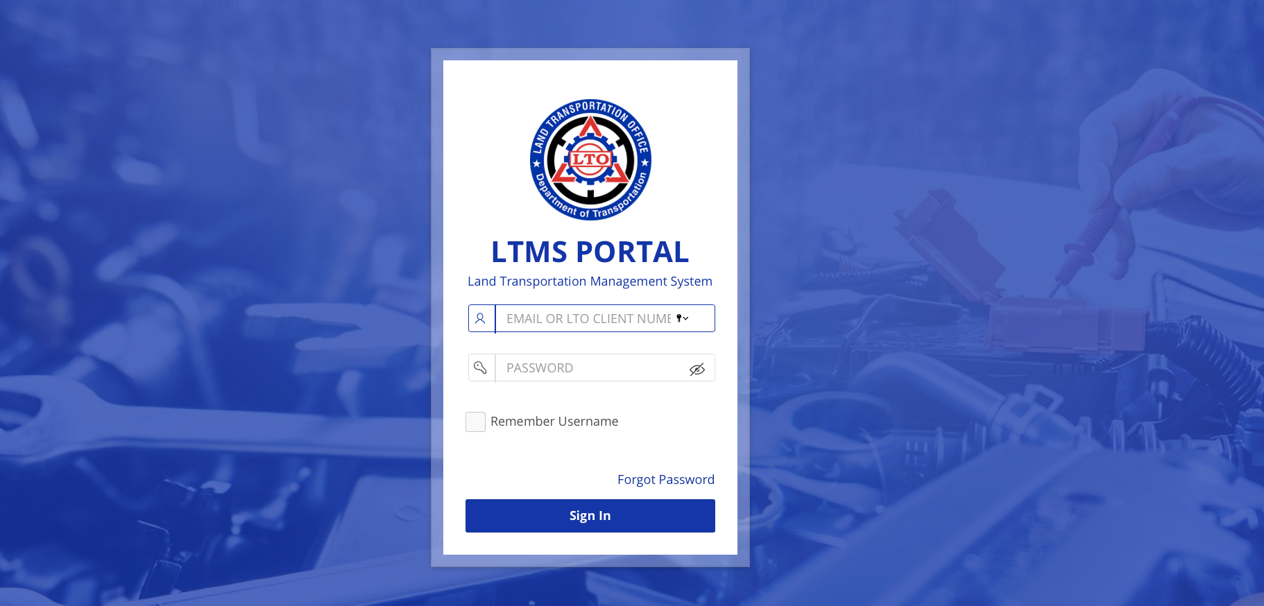 lto login